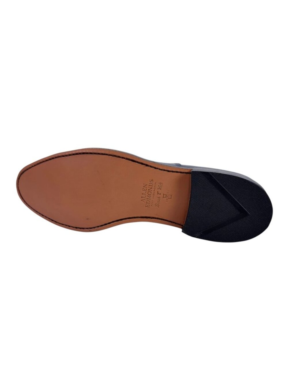 Allen Edmonds Park Avenue Cap-toe Oxford Dress Shoes Mens Size 11 D Navy NEW - Picture 7 of 10